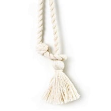 Looped Cotton Curtain Tieback